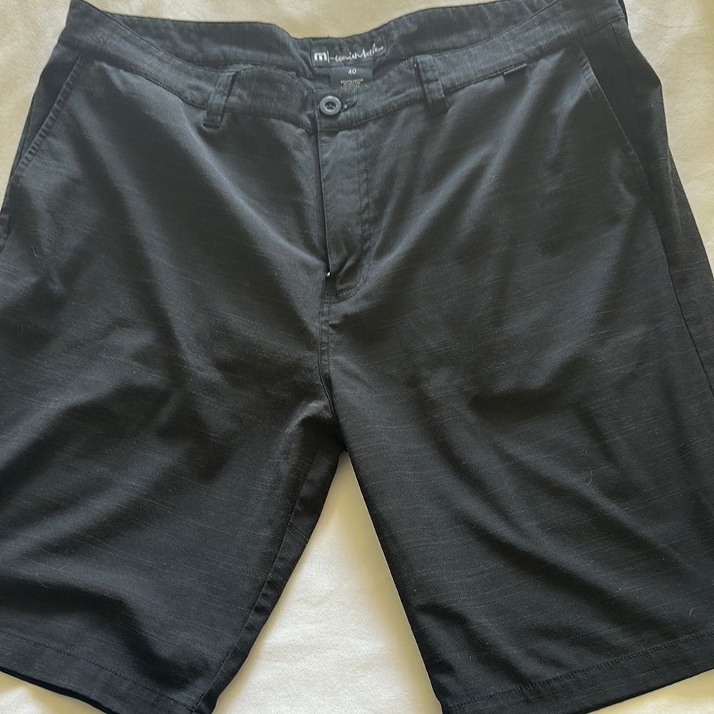 Men's Black Travis Mathew Shorts